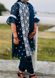 Kurta Suit Set With Duptta