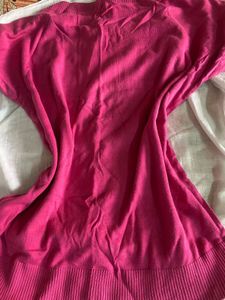 Off Shoulder Pink Top