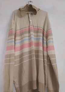 Party Full Sleeves And Collar Tshirt