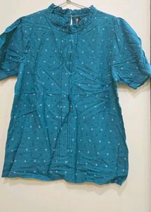 Teal Casual Top