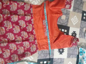 customized Elephant Print Kurta not used