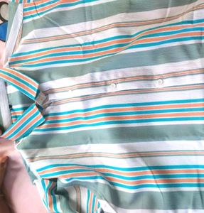 Casual Popcorn Multi Lining Shirt