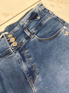 Wide Leg Denim Jeans