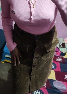 Corduroy Skirt - Stylish & Unique