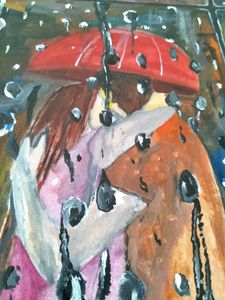 Acrylic painting, A5 size, New painting