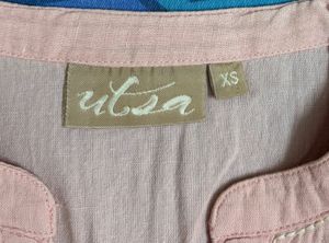 Embroidered Pink Kurta