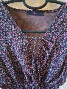 Floral Print Mini Dress