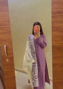 Lavender Pakistani Suit