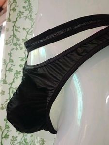 Black String Thong