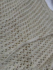 Golden Shiny Crop Top