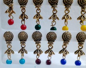 New Designer Pearl Work Oxidized Gold Jh