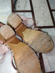 Blush Block Heel Sandals