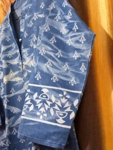 Denim Kurta