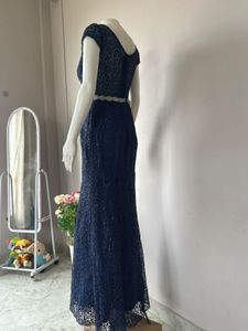 Blue Sparkling Gown