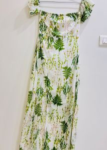Sassafras Floral Print Maxi Dress