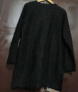 Black Winter Botton Style Shrug Sweater 42 Bust