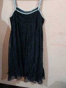 Black Sleeveless Slip Dress