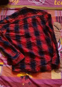 Red Cheques Shirt ... With awesome Fabric