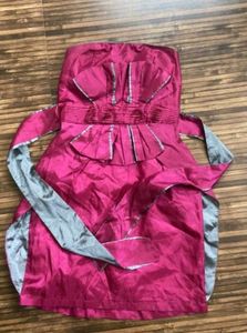 Pink Bow Tube Dress