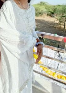 Elegant White Kurta Set
