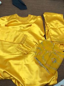 Yellow Salwar Kameez Set