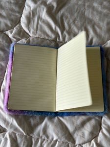 Fuzzy Floral Decorative journaling book