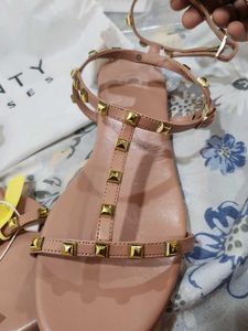 Studded Flats Sandals