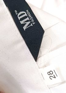 White korean mini skirt