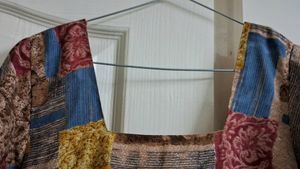 Stitched Chudidar Top With Dupatta