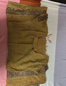 Embroidered Indian Saree