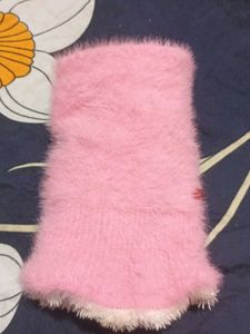 Fuzzy Pink &#39;LOVE&#39; Cap