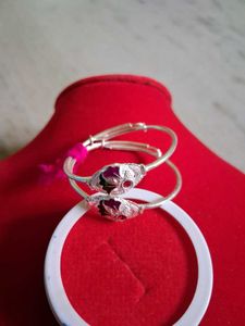 Baby Pure Silver Bangles