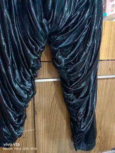 Black Shimmer Patiala Salwar