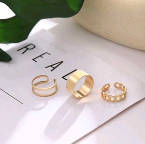 Silver &amp; Gold Ring Set