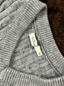 Gray Knit Vest