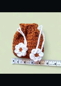 Crochet Drawstring mini coin purse. buy any 1