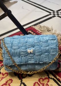 Handmade Sling Bag🩵