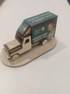 Miniature Wooden Meal Van