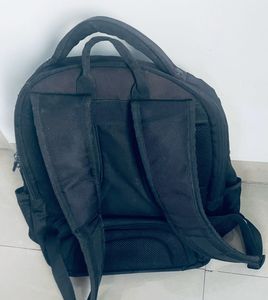 Unisex Black Backpack