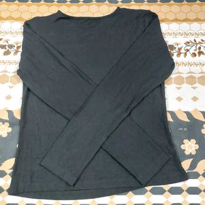 Black long sleeve top