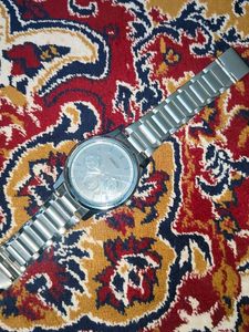 Silver Tone Dress Watch