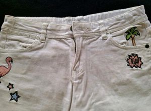 M&S White shorts