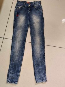 Y2k Washed Skinny Fit Jeans