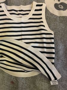 Striped Sleeveless Top