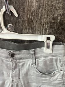 Denim Shorts Grey, Waist 28
