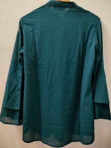Emerald Green Embellished Tunic/Top
