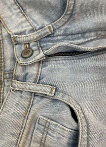 Sky Blue High Waist Denim Jeans