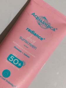 Aqualogica Radiance Sunscreen ~ 2 Month Left In Expiry ( July/2025)