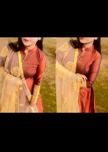 Wedding Gown with heavy dupatta