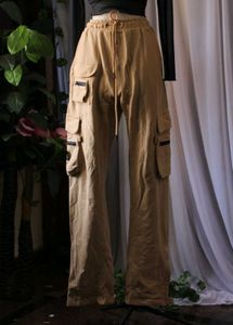 Beige Cargo Pants